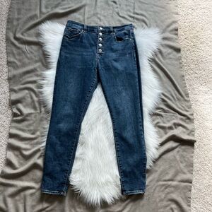 Pistola Button Fly Skinny Jeans Size 29